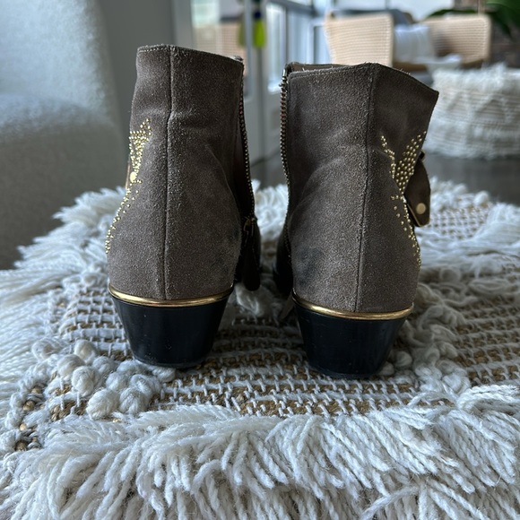 Glitter Chloe Susanna Shoes Chloé Susanna Suede Tan Western